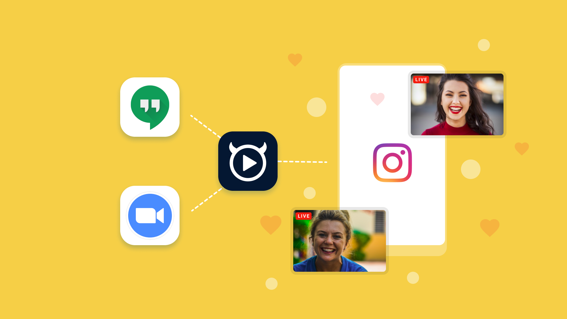 Learn how to stream your zoom calls, Goole meet calls or Whereby calls into Instagram live from your PC using OBS Studio and Streamon.